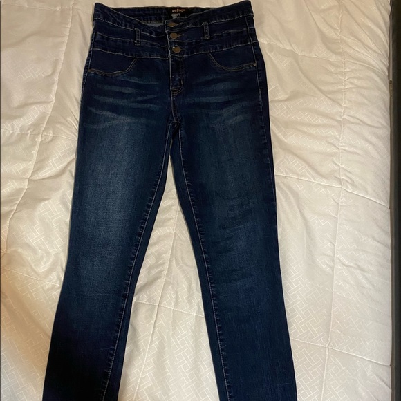 refuge Denim - Refuge high-waisted skinny jeans.